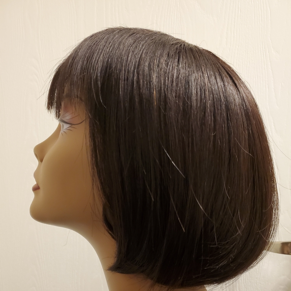 New Human Hair Blend Bob Wig